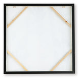Back of Trulow wall art showing sawtooth bracket