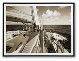 Arlanford Sepia Wall Art angled view showing frame depth