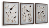 Back of Honslow wall art frame with hanging hardware