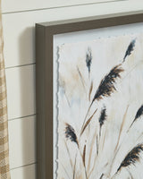 Fabric swatch of wall art texture