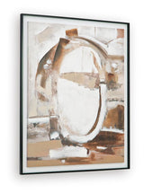 Bradlow Brown/White/Black Wall Art angled view