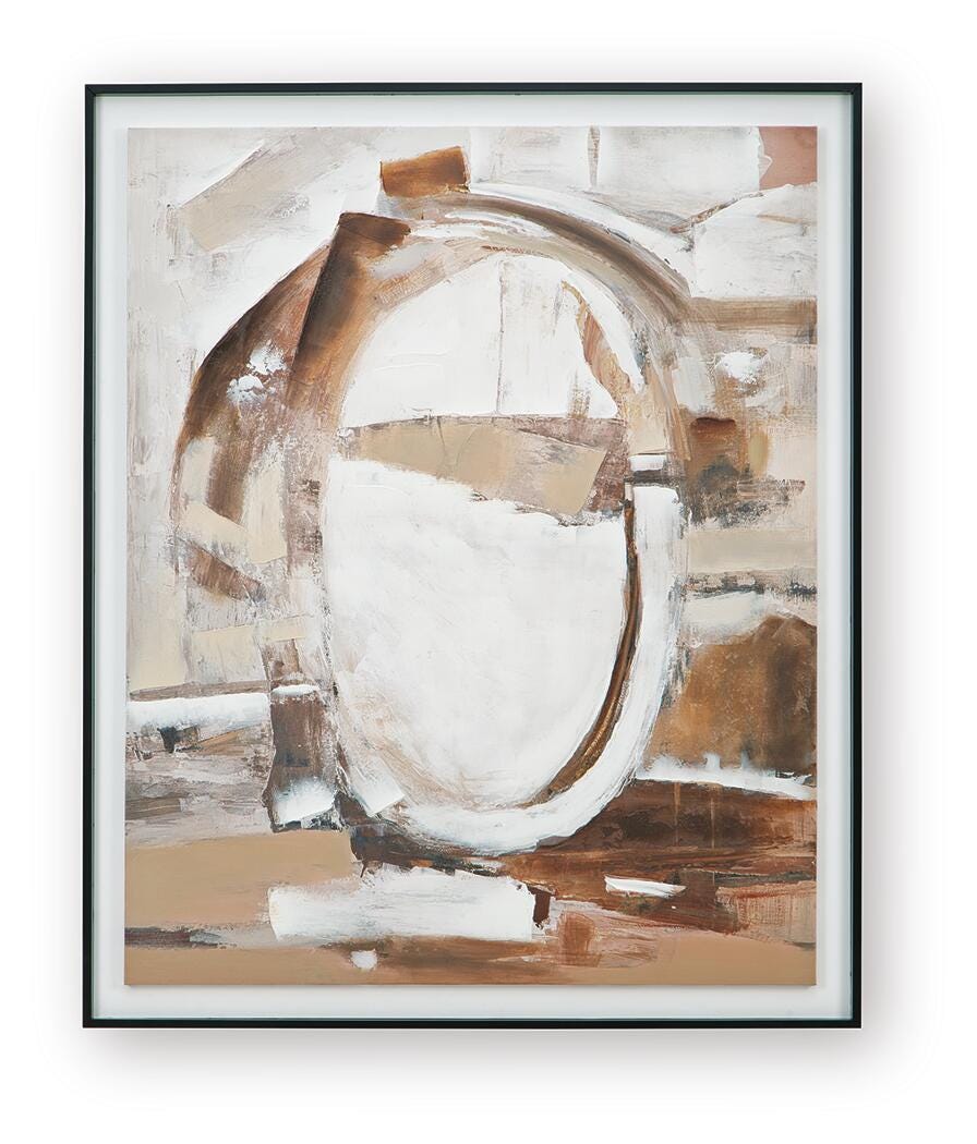 Bradlow Brown/White/Black Wall Art view 2