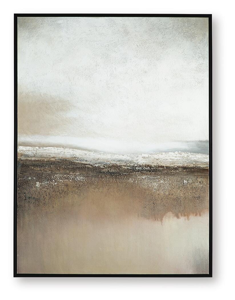 Siaking Brown/Gray/White Wall Art view 2