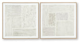 Andorfield Beige/Black/White Wall Art (Set of 2) view 2