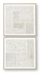 Andorfield Beige/Black/White Wall Art (Set of 2) view 6