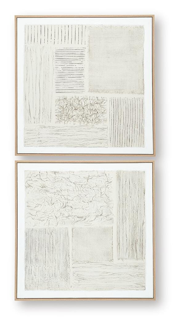 Andorfield Beige/Black/White Wall Art (Set of 2) view 6