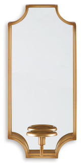 Dumi Gold Finish Wall Sconce side view