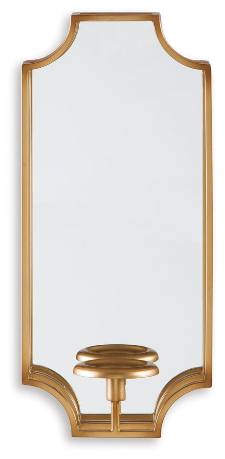 Dumi Gold Finish Wall Sconce side view
