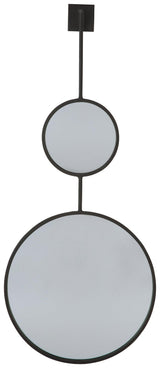 Brewer Black Accent Mirror angled side view