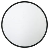 Brocky Black Accent Mirror head-on close-up view