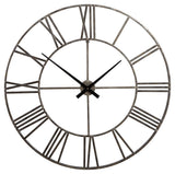 Close-up of Paquita Wall Clock Roman numerals and hands