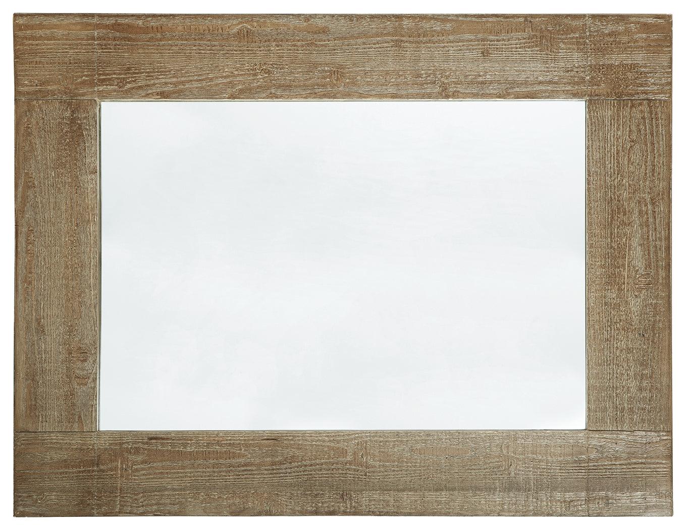 Waltleigh Accent Mirror hanging on wall