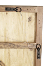 Lenora Distressed Brown Wall Decor hanging bracket detail