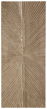 Lenora Distressed Brown Wall Decor head-on angle