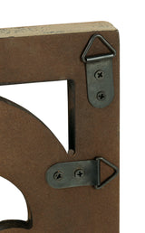Detail of D-ring hanger on Candelario Wall Decor