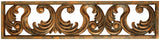Candelario Wall Decor head on with antiqued goldtone finish