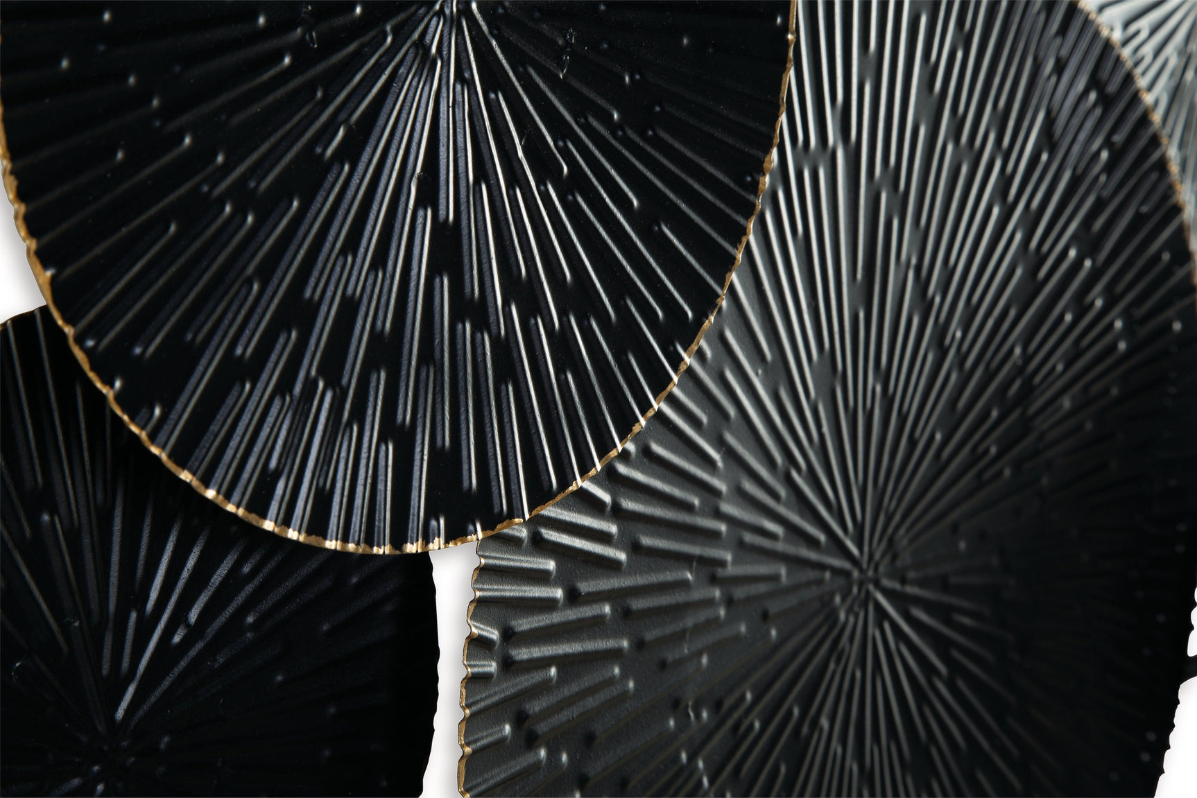 Side angle of Rhetlen Wall Decor highlighting depth and finish
