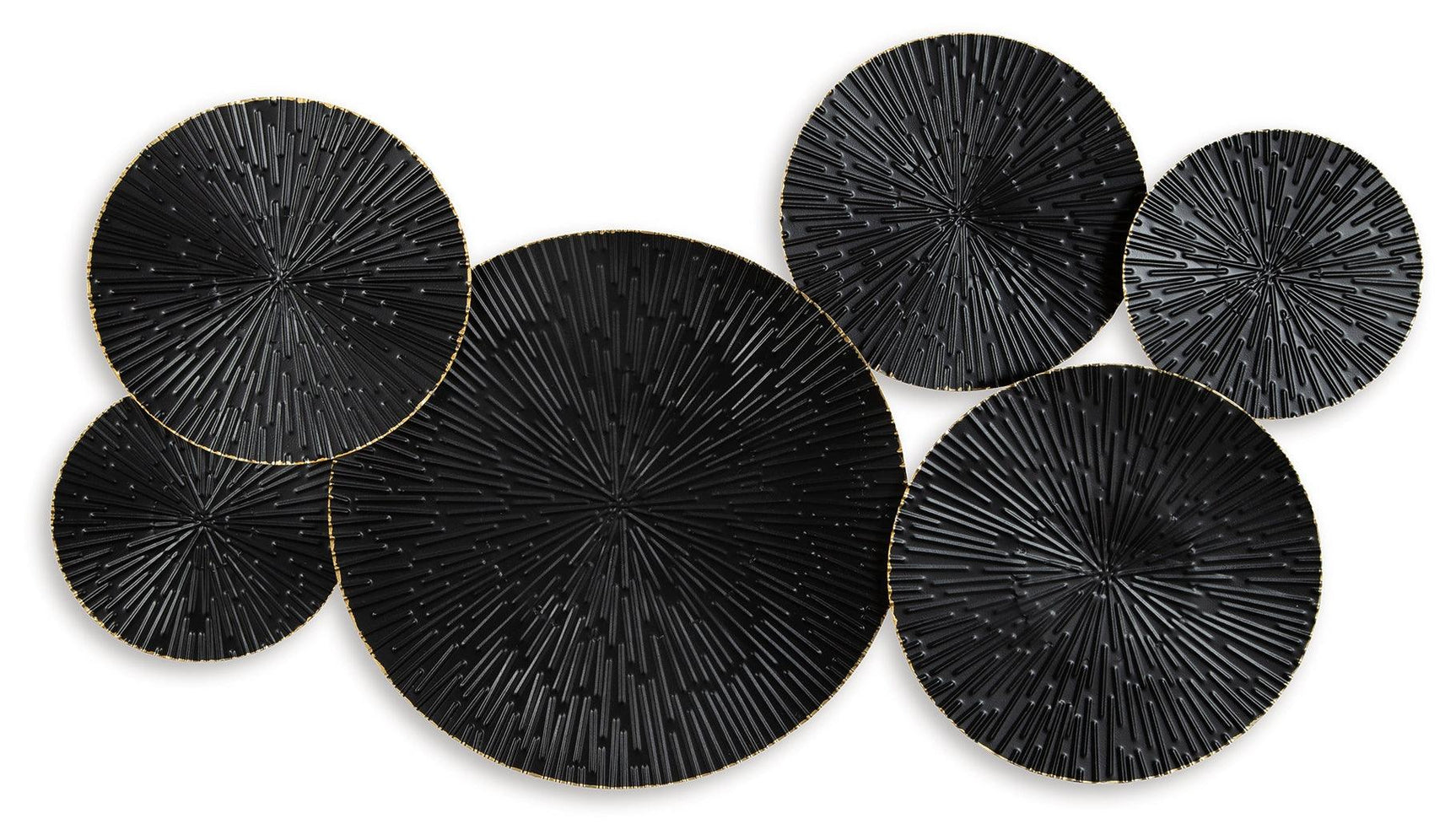 Rhetlen Wall Decor angled side view showing geometric pattern