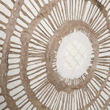 Finish detail of Brockham Brown Wall Decor wood frame