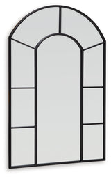 Evengton Accent Mirror close-up of metal frame detail