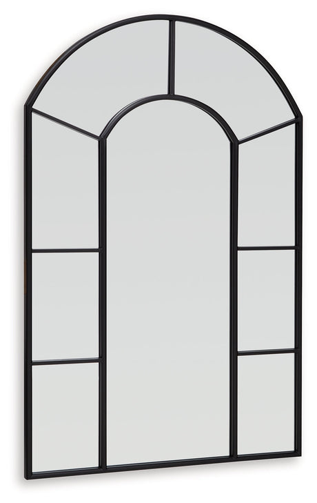 Evengton Accent Mirror close-up of metal frame detail