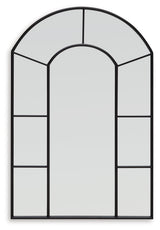 Evengton Accent Mirror front view showing arched design