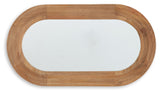 Daverly accent mirror head-on view hanging horizontally