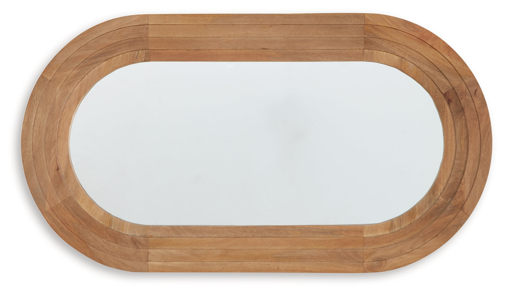Daverly accent mirror head-on view hanging horizontally
