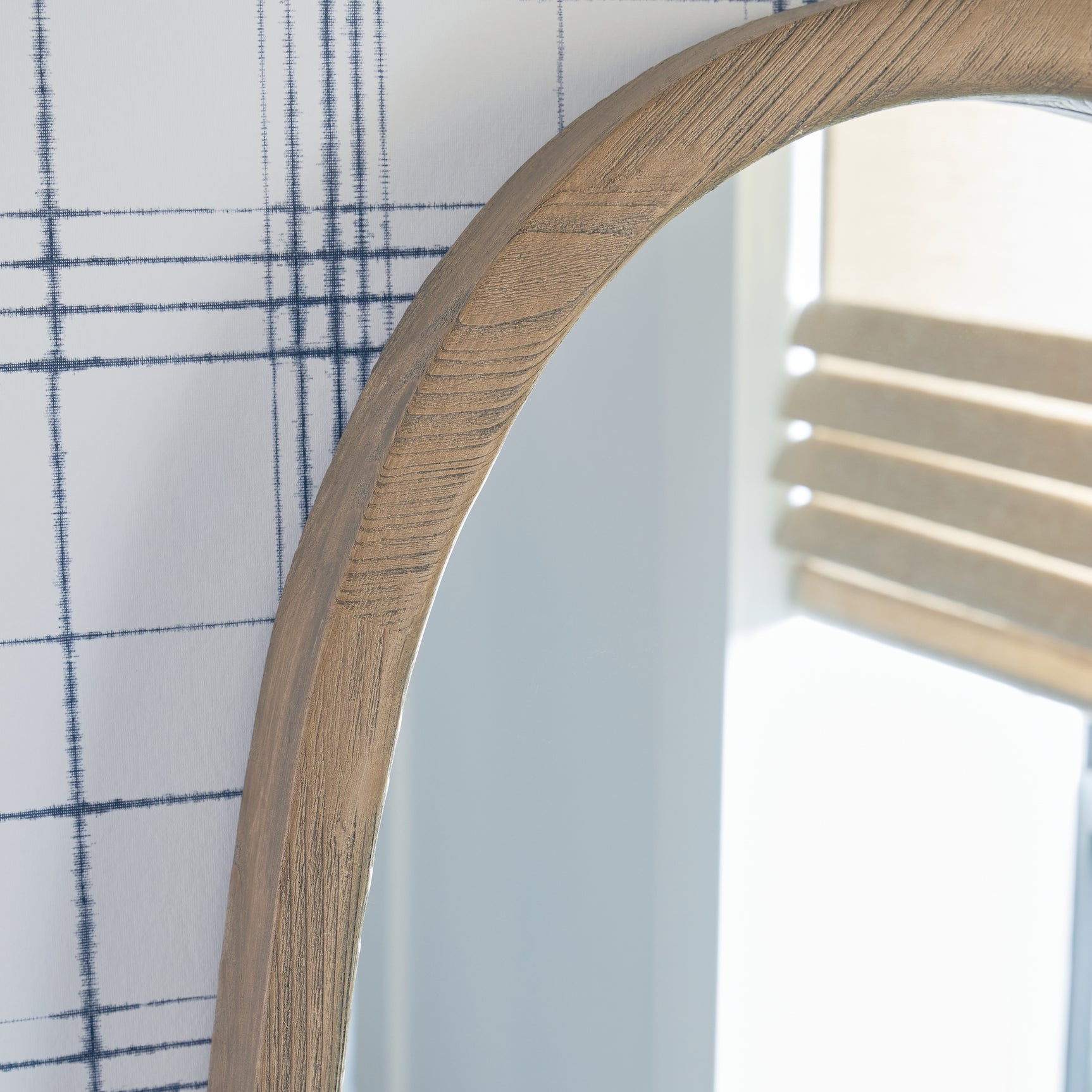 Close-up detail of antique brown wood frame
