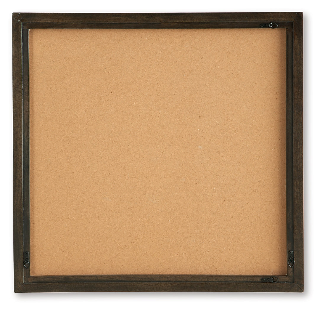 Bachard Wall Decor Back View with Hanging Hardware