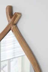 Swatch of antique gold finish used on Bartner mirror