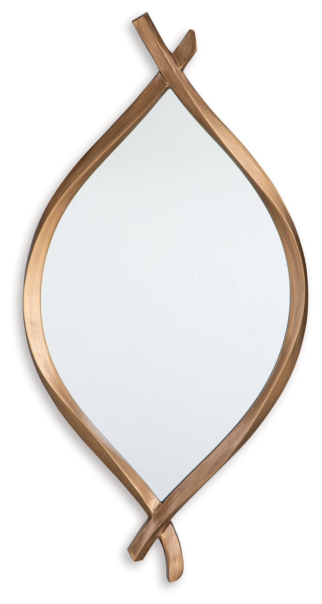Bartner mirror displaying twisted metal design detail