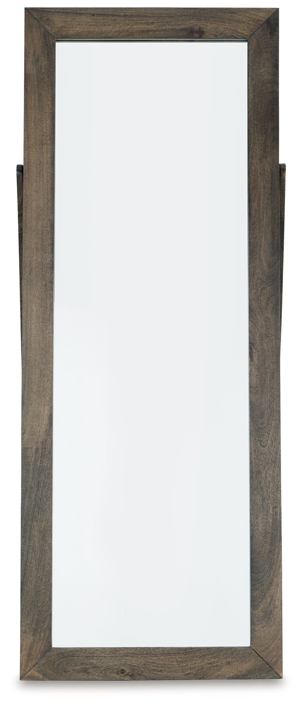 Dirkins floor mirror back view showing stand and frame