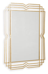 Claybrook Accent Mirror angled angled view
