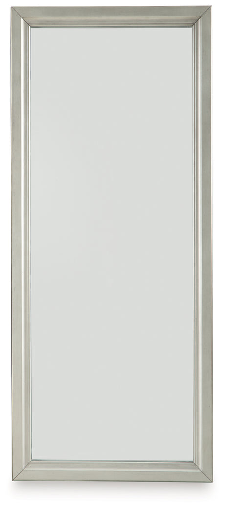 Evesen Champagne mirror head-on front view