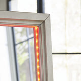 Evesen Champagne floor standing mirror showing full front view
