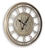 Gilover wall clock angled side view