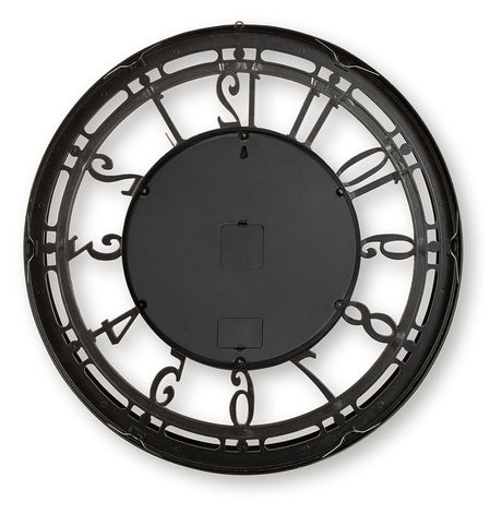 Gilover wall clock back view
