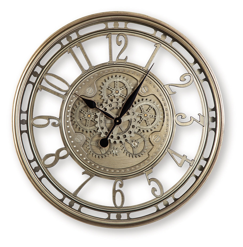 Gilover wall clock head-on view