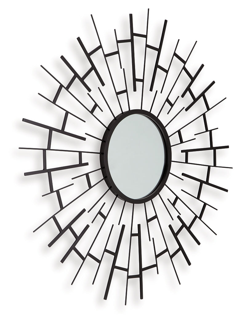 Garrenworth accent mirror angled side view