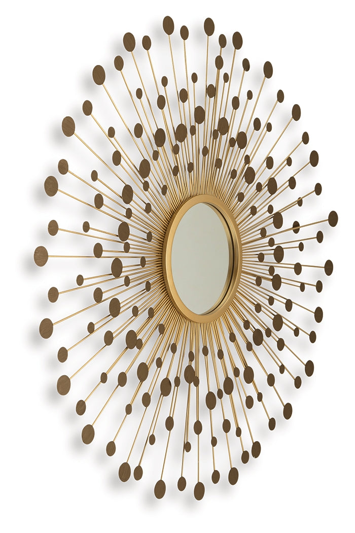 Morwenna Accent Mirror angled side view
