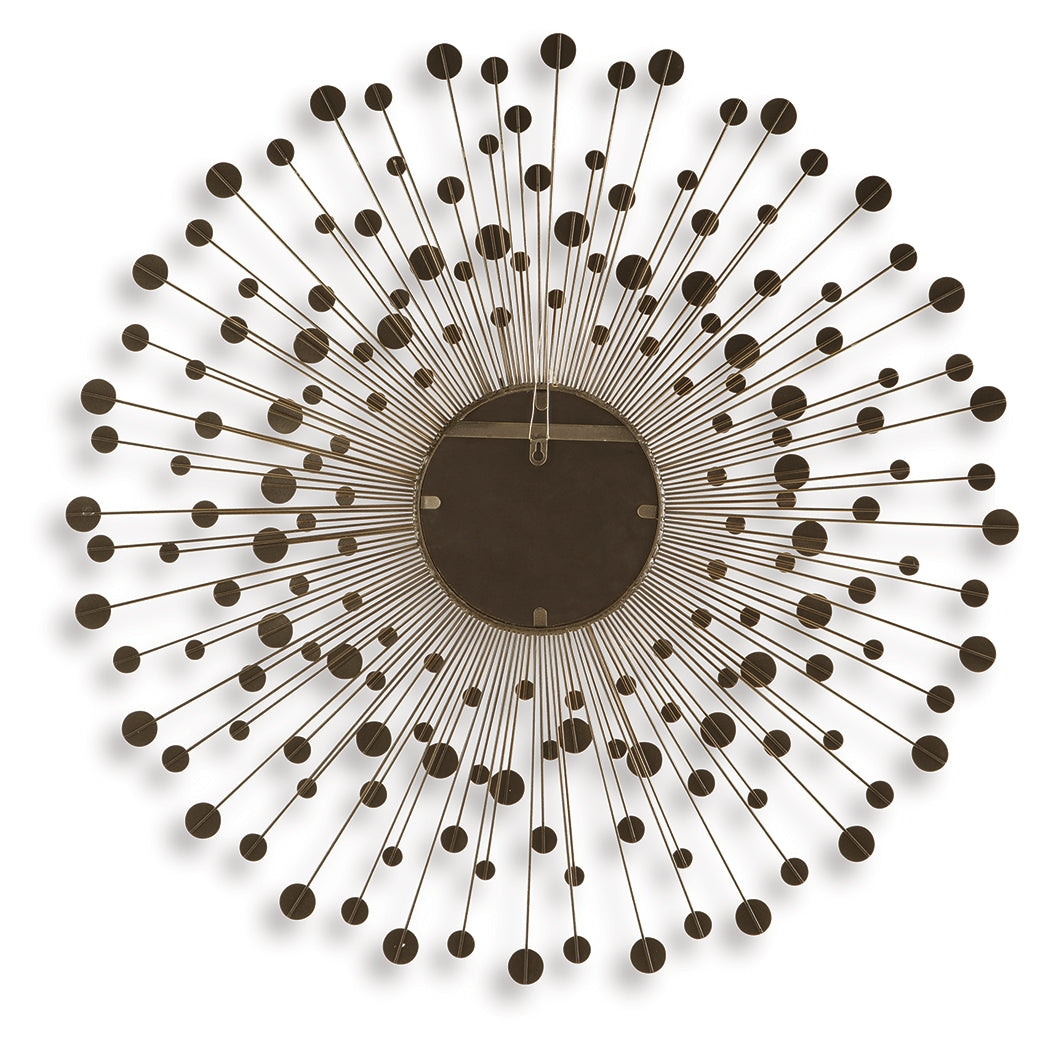 Morwenna Accent Mirror back side showing hanging bracket