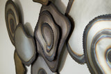 Worthman Multi Wall Decor close-up showing multi-tone metallic finish
