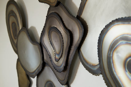 Worthman Multi Wall Decor close-up showing multi-tone metallic finish