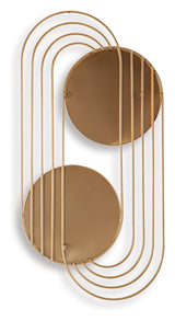Warrenley Accent Mirror back showing hanging hardware