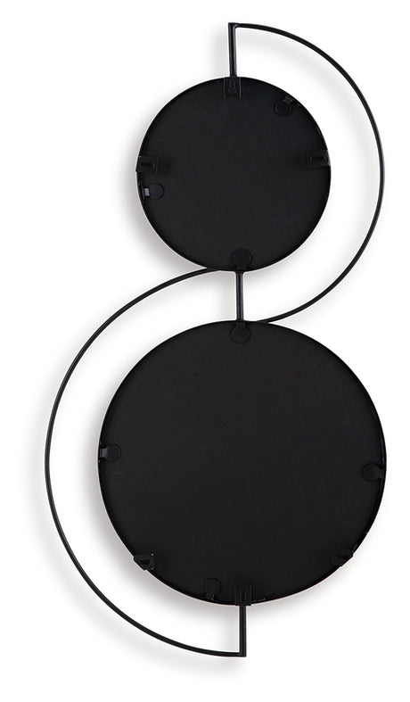 Back view of Shayham Accent Mirror