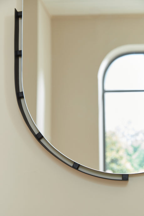 Close-up of Valkings Mirror metal frame detail
