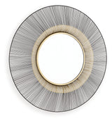 Dallmen accent mirror angled side view