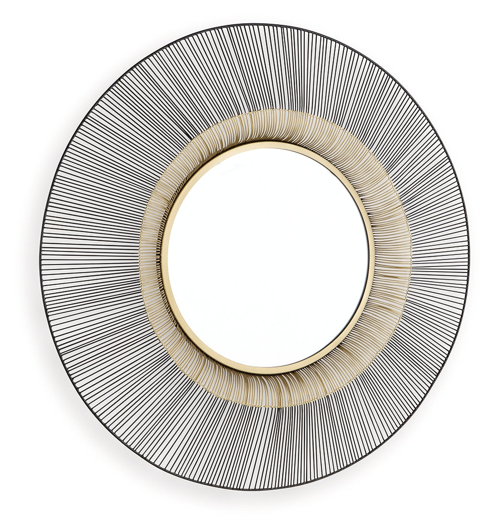Dallmen accent mirror angled side view