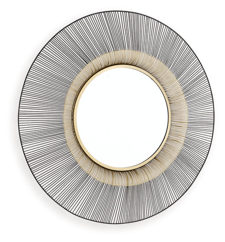 Dallmen accent mirror angled side view